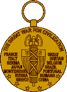 [Back Of WWI Victory Medal]
